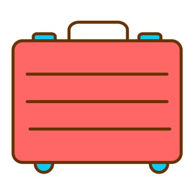 Çanta. Web simgesi basit tasarım