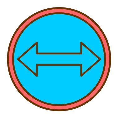 Eğilim biçimi izole edilmiş arkaplanda ok simgesi