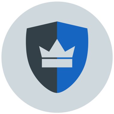 kalkan modern simge vektör illüstrasyonu 