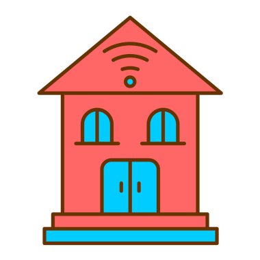 ev vektörü simgesi modern illüstrasyon