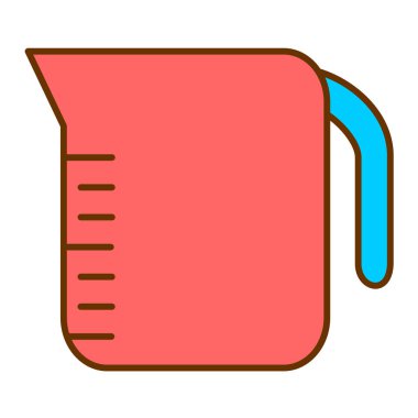 sürahi vektör düz renk simgesi