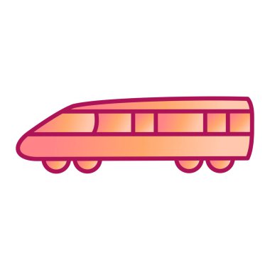 tren simgesi vektör illüstrasyonu