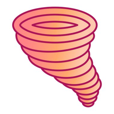 Tornado ikonu. Beyaz arkaplanda izole edilmiş web tasarımı için izometrik su vektörü sembolü