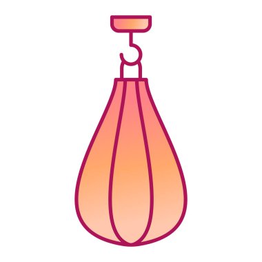 Boks ikonu. Web için vektör sembolünün özet çizimi