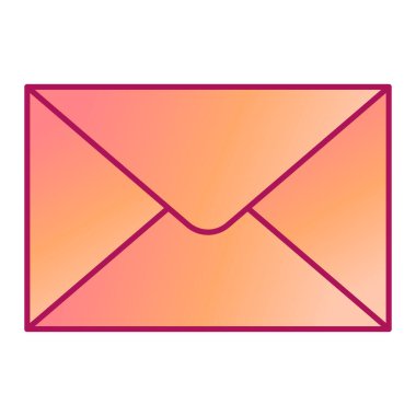 zarf e- posta simgesi vektör illüstrasyon grafik tasarımı