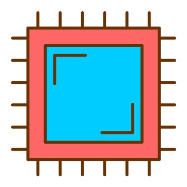 Bir işlemcinin çerçeve çizimi