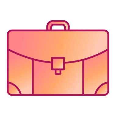 evrak çantası ikonu vektör illüstrasyonu