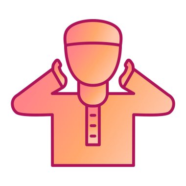 İnsan simgesinin vektör illüstrasyonu