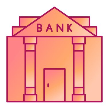 Modern yapı simgesinin vektör illüstrasyonu