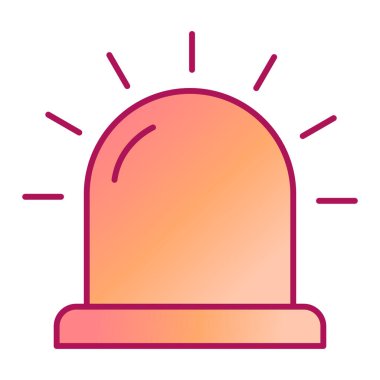 Alarm saat simgesi vektör illüstrasyonu