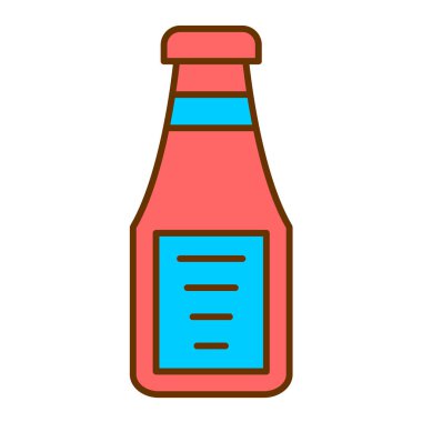 Şişe. Web simgesi basit tasarım