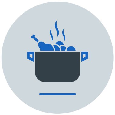 Tava. Web simgesi basit illüstrasyon