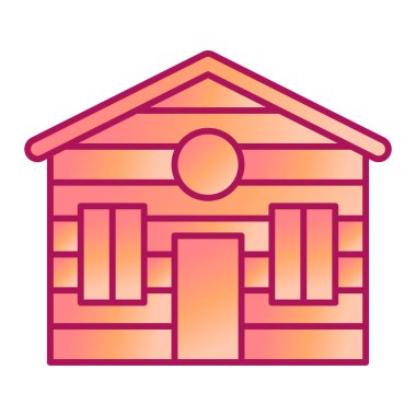 ev vektörü ince çizgi simgesi