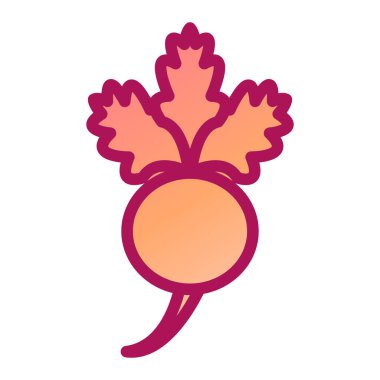 taze pancar yemeği izole edilmiş ikon vektör illüstrasyon tasarımı