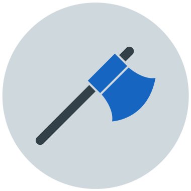 Axe modern simge vektör illüstrasyonu 