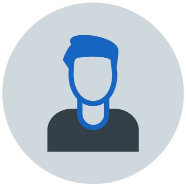 avatar. Web simgesi basit illüstrasyon