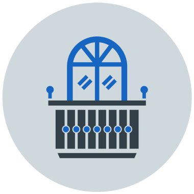 Kapı. Web simgesi basit illüstrasyon