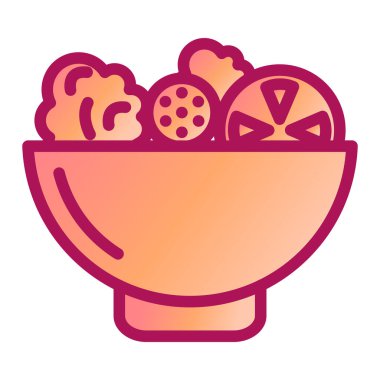 Yemek ve içecek vektör illüstrasyon tasarımı