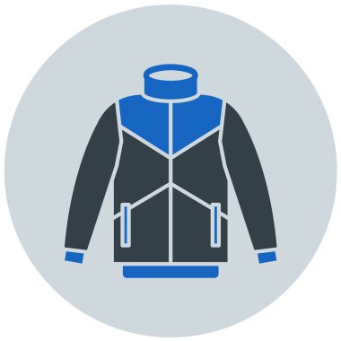 Kapüşonlu. Web simgesi basit illüstrasyon