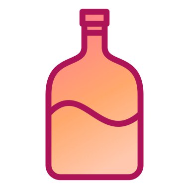 şişe simgesi vektör illüstrasyonu