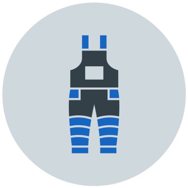 Tulumlar. Web simgesi basit illüstrasyon