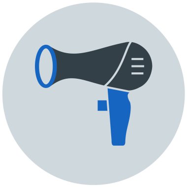 Saç kurutma makinesi. Basit resimleme