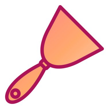 Trowel simge vektör illüstrasyonu