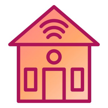 Ev simgesi vektör illüstrasyonu