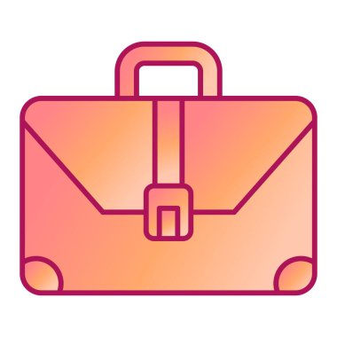 evrak çantası ikonu vektör illüstrasyonu