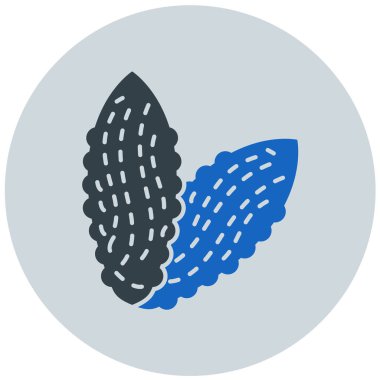 Güzel bir çiçek ikonunun vektör çizimi