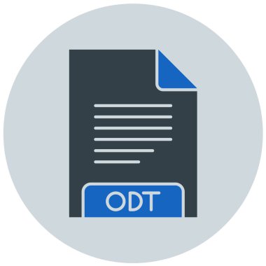 dosya biçimi simgesi, vektör illüstrasyonu