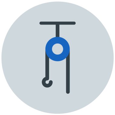 Vinç. Web simgesi basit tasarım