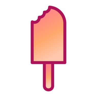 dondurma ikonu vektör illüstrasyonu