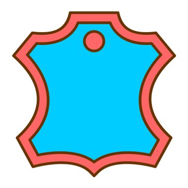 Deri modern simge vektör illüstrasyonu 