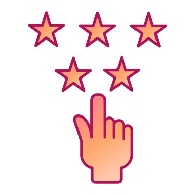 yıldız simgesi, vektör çizimi