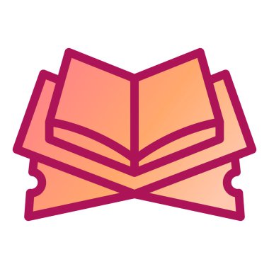 kitap simgesi vektör illüstrasyonu