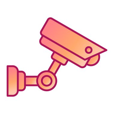 Güvenlik sistemi simgesi vektör illüstrasyon grafik tasarımı