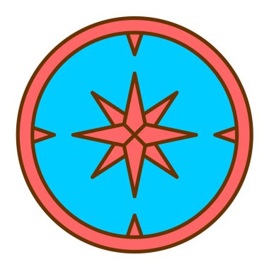 Pusula simgesi vektör resimlemesi