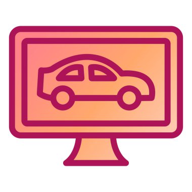 Araba servisi. Web simgesi