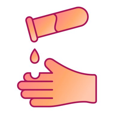 Kan damlası vektör illüstrasyon tasarımı ile el