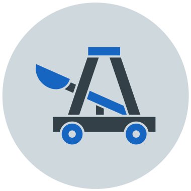 Traktör. Web simgesi basit illüstrasyon