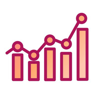 grafik vektörü ince çizgi simgesi