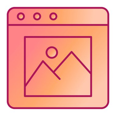 seo modern simgesinin vektör illüstrasyonu