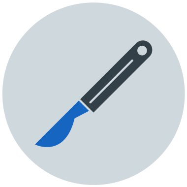 Bıçak. Web simgesi basit tasarım