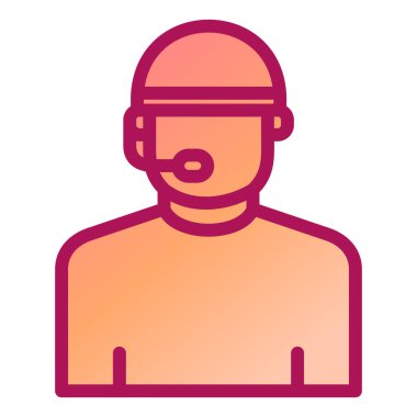 Adamım. Web simgesi basit illüstrasyon