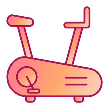 koşu bandı simgesi vektör çizimi