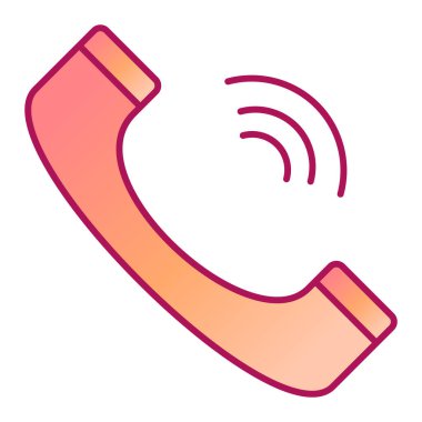 telefon arama simgesi vektör illüstrasyonu