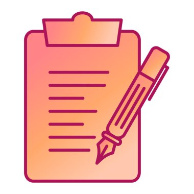 Kontrol listesi. Web simgesi basit tasarım