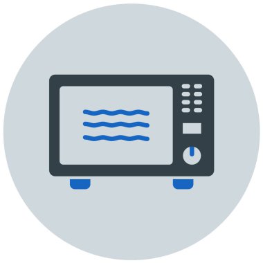 Mikrodalga fırın. Basit resimleme