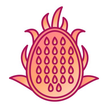 meyve Web simgesi vektör illüstrasyonu 